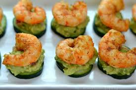 Being a mexican family, we always add mexican hot sauce (such as valentina® or tapatio®) and serve with saltine crackers on the side. Cucumber Avocado Shrimp Appetizer To Simply Inspire