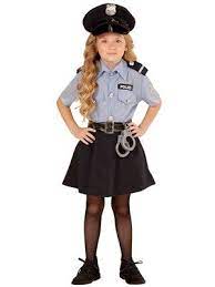 borne politi pigekostume fri fragt polizei kostum kind madchen kostume polizei kostum