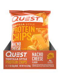 Quest Tortilla Style Protein Chips Nacho Cheese 8pk Walmart Com Protein Chips Nacho Cheese Chips