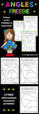 Free Measuring Angles Worksheets Printables Teaching Resources Measuring Angles Worksheet Angles Worksheet Angles Math