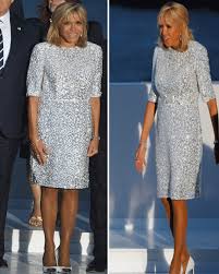 L'année 2020 ne se termine pas sous de claires auspices pour emmanuel macron. Brigitte Macron Style First Lady Shows Off Her Legs In Stunning Silver Dress At G7 Dinner Express Co Uk