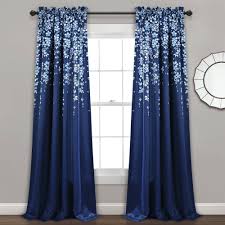 Blue dark orange night blue pale teal warm taupe dark pink off white plum sea green almond green flourish your house with ambesonne's floral curtain models. Curtain Panels Window Treatments Navy Blue Floral Curtains Nautical Navy Custom Drapery Nursery Bedroom Dining Room Drapes Curtains Window Treatments Home Living Vadel Com