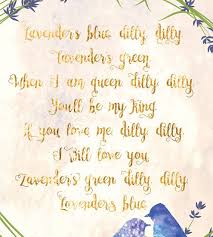 每个匆匆行走在城市中的人，都有一身故事：歌星辛纳屈 玛丽莲·梦露的丈夫、棒球手迪马乔 《纽约时报》讣告记者 地铁站售票员 修路架桥工人. Lavender 39 S Blue Dilly Dilly Song Lyrics Inspired By Cinderella Movie Printable Artwork With Go Lavenders Blue Dilly Dilly Dilly Dilly Dilly Dilly Song