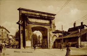 Porta Romana Che Si Apriva Sul Circuito Delle Mura Di Epoca Spagnola I Famosi Bastioni Oggi Piazza Medaglie D Oro La Foto Dei Primi An Milano Storico Foto