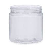 4 oz Clear PET Plastic Straight Sided Jars - SL134