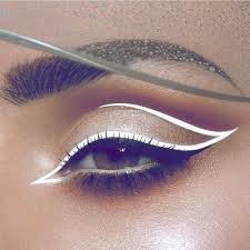 Black And White Eyeliner Makeup 50 Eye Makeup Ideas Cuded White Eyeliner Makeup Makeup Eyeliner White Eyeliner