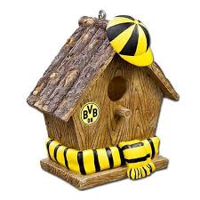 Das Bvb Vogelhauschen Fur Unsere Gefiederten Freund Im Garten Fanartikel Fussball Schal Mutze Zubehor Bundes Vogelhaus Vogelhauschen Borussia Dortmund