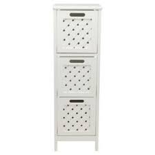 Maybe you would like to learn more about one of these? Tesco Direct Sheringham Bathroom Tower Cabinet 3 Drawer White Wood White Wood Cabinet Locker Storage