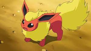 Flareon Pokemon Fire Type Pokemon Cat Pokemon Type Pokemon