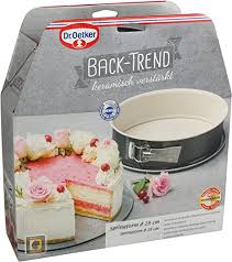 Ea d'italiano little debbie snack cakes selected varieties little. Dr Oetker Spring Kuchen Backform O 28 Cm Back Trend Mit Flachboden Runde Aus Stahl Mit Keramisch Verstarkter Antihaft Beschichtung Menge 1 Stuck Farbe Creme Anthrazit Amazon De Kuche Haushalt Wohnen