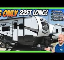 Only 22ft with BIG Dinette, Sofa, AND Bed!! 2024 Rockwood Mini Lite 2104S  Couple's Travel Trailer