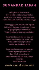 Tinggi gunung fingered bass chords. Sumandak Sabah Lirik Youtube