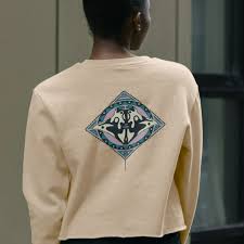 Retro Manta Ray Boxy Jumper