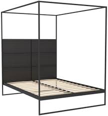 Our enchanting metal canopy bed frames are handcrafted by artisan blacksmiths with unparalleled quality. Regents Black Metal Canopy Frame Bed Frame With Wenge Headboard Cfs Furniture Uk