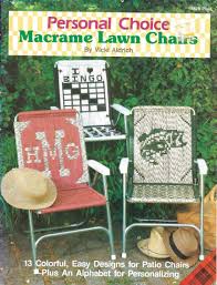 Macrame Chairs 1980s Macrame Patio Lawn Chair Folding Deck Etsy In 2020 Macrame Chairs Lawn Chairs Patio Lawn Chairs