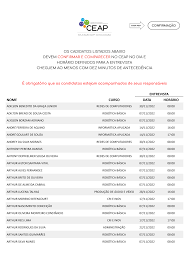 ENTREVISTA NOME CURSO DATA HORÁRIO