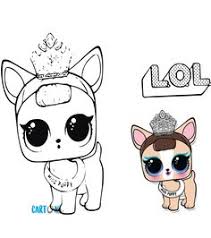 Cartoni Animati Colora Le Lol Surprise Pets Disegno Di Miss Puppy Della Serie 3 Da Colorare Per Le Bambine Disegni Da Colorare Bambole Lol Cartoni Animati