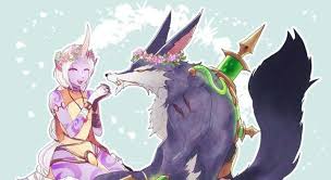 Soraka And Warwick League Of Legends League Of Legends Imagens De Desenhos Desenhos