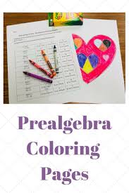 These Prealgebra Coloring Pages Worksheets Are Fun And Effective Review One Step Equations Subtract Pre Algebra Middle School Math Middle School Math Teacher