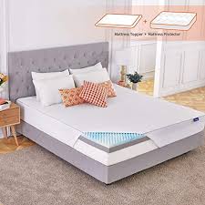 Sweetnight 4 Inch Full Size Mattress Topper With Waterproof Mattress Protector Memory Foam To In 2020 Cheap King Size Mattress Waterproof Mattress Queen Mattress Size