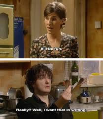 Bernard Fran Black Books Black Books British Comedy Dylan Moran