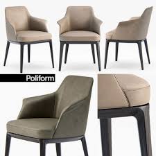Poliform Sophie Armchair 3d Model For Download Cgsouq Com Dining Chairs Chair Luxury Dining Room