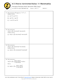 Pdf K13 Revisi Antiremed Kelas 11 Matematika Muhammad Iqbal Academia Edu