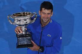 Serbia's novak djokovic poses with his trophy after winning the australian open men's final against spain's rafael nadal on jan. Djokovic Wins Record 7th Australian Open Title In Straight Sets 6 3 6 2 6 3 Versus Nadal Recap Rt Sport News