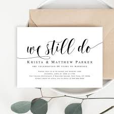 Vow Renewal Invitation Template Download We Still Do Etsy In 2020 Vow Renewal Invitations Invitation Template Vows