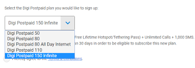 Isn't almost infinite still infinitely far away from infinity? Digi Infinite 100 Postpaid