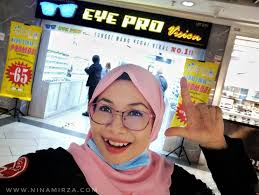 Bagus bila tau kadar kesihatan mata kita kan kalau dah check. Spek Patah Huhuu Eye Pro Vision Ku Kembali Lagi Nina Mirza