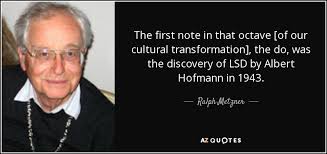 'after some time, with my eyes closed, i albert hofmann was a swiss scientist known best for being the first person to synthesize, ingest, and. Ralph Metzner Quote The First Note In That Octave Of Our Cultural Transformation