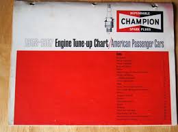Vintage Original 1958 1967 Champion Spark Plug Engine Tune