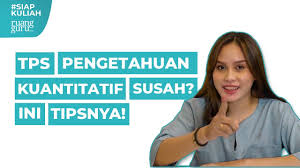 Check spelling or type a new query. Tips Mengerjakan Soal Tps Pengetahuan Kuantitatif Eps 10 Tps Utbk Siapkuliah Youtube