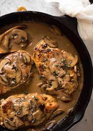 Chicken With Mushroom Gravy Recipetin Eats