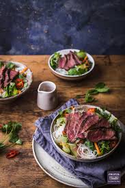 This dressing is made with basic pantry staples. Vietnamese Style Beef Salad With Rice Noodles Properfoodie