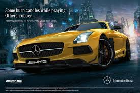 Sls Amg Coupe Black Series Print Campaign Mercedes Mercedes Benz Car