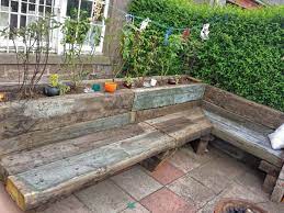 Benches & chairs from railway sleepers. 19 Best Sleeper Seating Ideas In 2021 Garden Seating Diy Garden Furniture Garden Seating Area