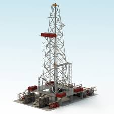 Drilling Rig 3d Model 3d Model Drilling Rig Drill Oil And Gas