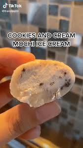 Easy Cookies And Cream Mochi Ice Cream Recipe Food Tiktok Video In 2020 Food Videos Desserts Yummy Food Dessert Fun Baking Recipes