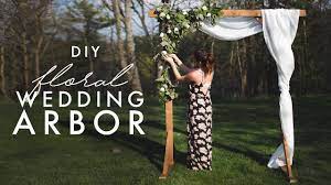 This garden arbor is designed to be easily taken apart and transported, perfect for a backyard wedding arch or other event backdrop. Diy Wooden Arch Perfect For Weddings Youtube