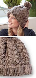 Simple, classic super bulky knit hats are the perfect cool weather accessory. Free Bulky Yarn Hat Patterns To Knit For This Winter Yarn Hats Knitting Patterns Free Hats Cable Knit Hat Pattern
