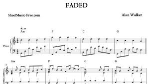 Free sheet music with pdf and song request form. Faded Sheet Music Alan Walker Sheet Music Piano Sheet Music Free Alan Walker