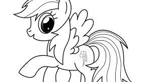 Free Printable Unicorn Rainbow Coloring Pages Gambar Kuda Kuda Poni Kuda