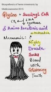 Medicowesome Heme Synthesis Mnemonic Mnemonics Study Skills Synthesis