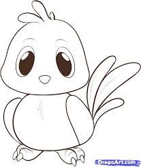 Click the image to enlarge. How To Draw An Easy Cartoon Bird Hundreds Of Drawing Tuts On This Site Bird Drawings Cartoon Bird Drawing Easy Cartoon Drawings
