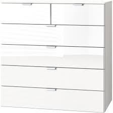 100 x 80 x 40 cm. Kommode Carina Modern Weiss 100cm Breit