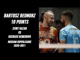 Paragraph of rules 9 random league. Bartosz Bednorz Vs Kuzbass Kemerovo Volleybox Net