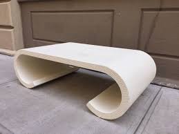 Br lucite coffee table in the manner of karl springer mid century modern furnishings white trash nyc. Lacquered Scroll Coffee Table In The Style Of Karl Springer At 1stdibs