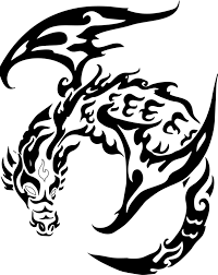 Japanese peoples also believed that this tattoo represents the balance of life as yin and yang do. Download Chinese Dragon Japanese Dragon Tattoo Art Dragon Tribal Tattoo Transparent Background Full Size Png Image Pngkit